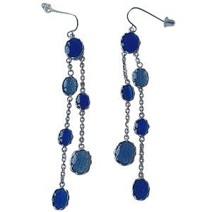 Shades of Blue Dangling Earrings